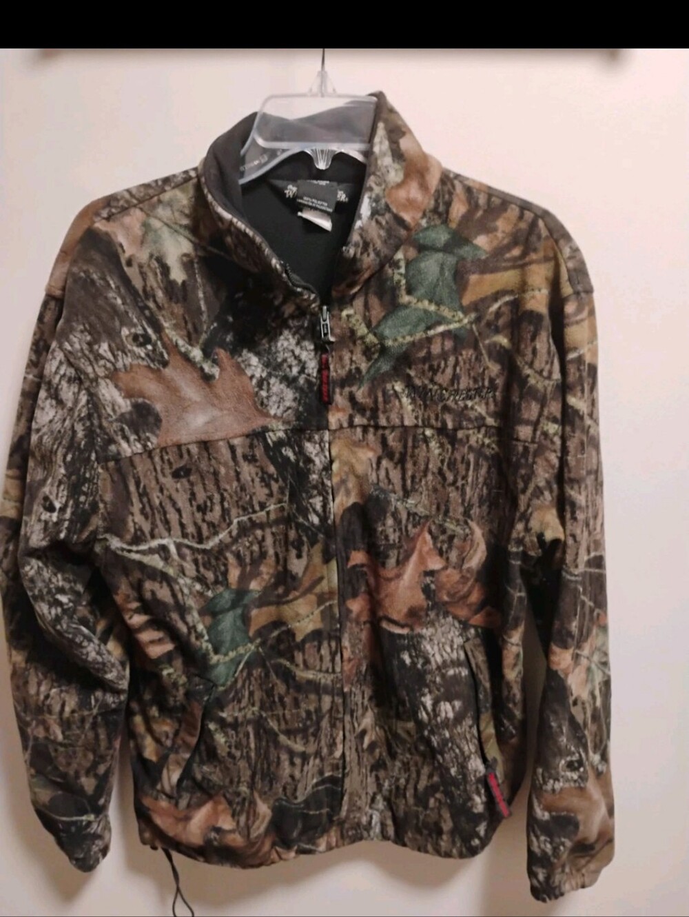 Winchester Fleece Camo Full Zip Mens Medium Hunting Long Sleeve Jacket